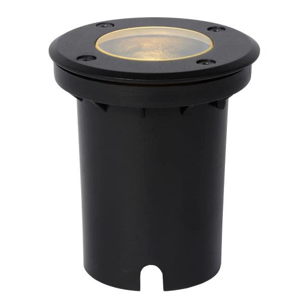 Lucide BILTIN - Deck light Indoor/Outdoor - Ø 10,8 cm - 1xGU10 - IP67 - Black - detail 1